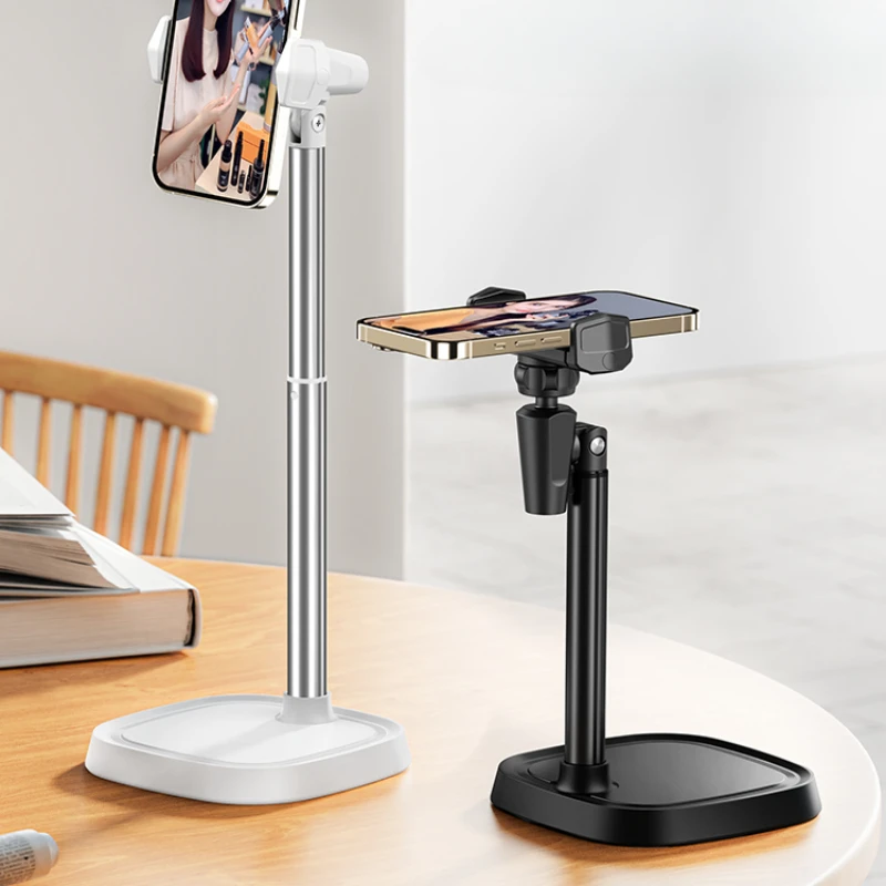 Aluminum alloy rotating telescopic lifting for mobile phone desktop stand