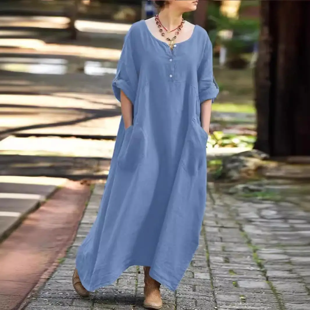 Casual Cotton Lin W… - image