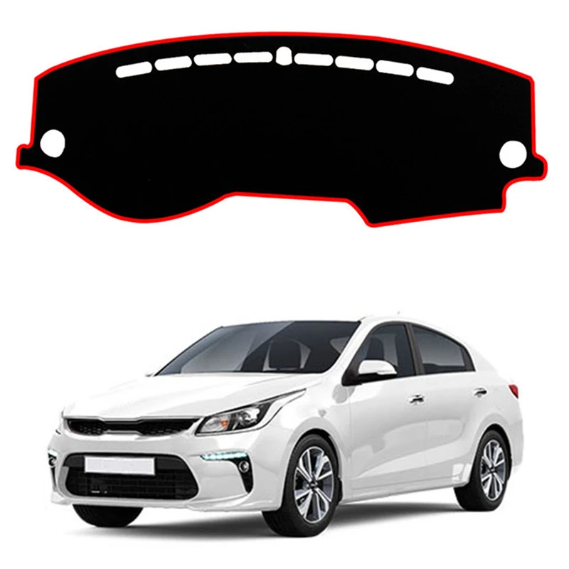 Dashboard Cover Protective Pad Mat For Kia Rio X-Line KX Cross 2017-2019 2020 Car Accessories Dash Board Sunshade Anti-UV Carpet