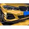 カーボンファイバー製フロントバンパーフィン,bmw 3シリーズg20 g28,削除スタイル2020 2021 2022,g28 6