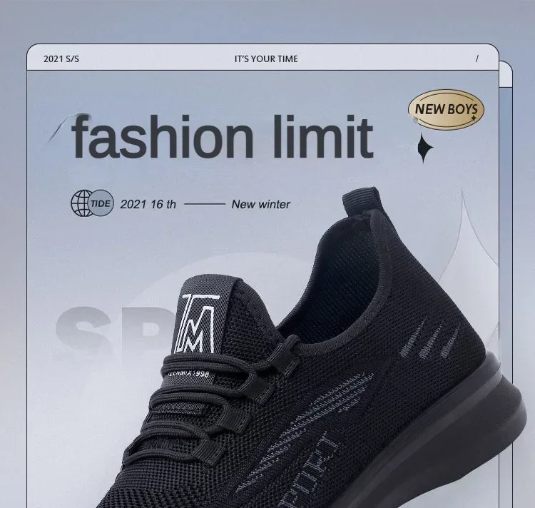 2024 New Men\'s Sports Flat Shoes Casual Fashion Breathable Walking Shoes Lightweight and Comfortable Men\'s Shoes
