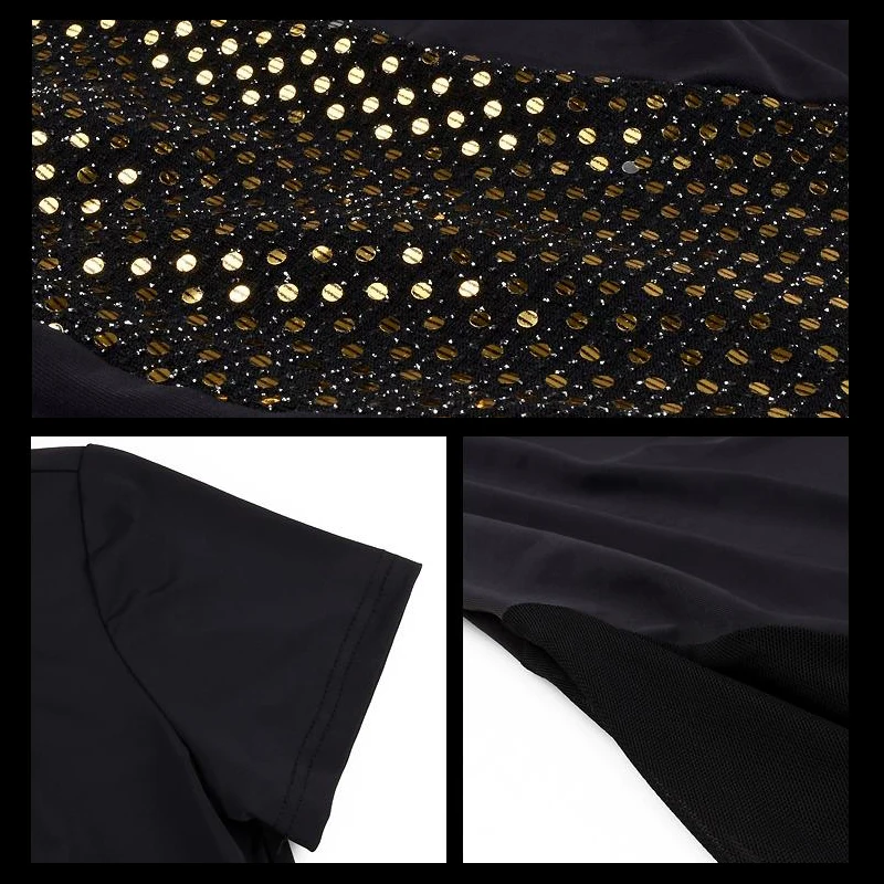 ชุดกระโปรงลูกไม้เซ็กซี่มีเพชรชุดเดรสสำหรับฝึกซ้อมเต้นลาตินชุดเดรสสำหรับแข่งขันชุดเดรสเต้นรำการแสดงชุดสีดำชุดกระโปรงใส