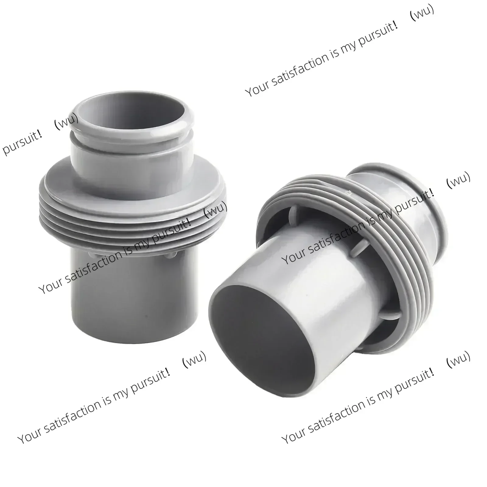 2PCS PVC for Bestway P05992 Water Pipe 38mm Adapter, Salt Water Chlorinator, Sand Pump Replacement Adapter