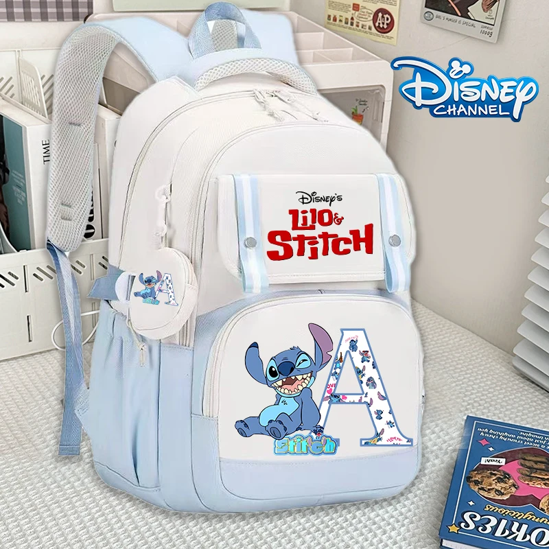 

Stitch Disney Boy Girl Backpacks Mochilas Aestethic Backpacks for Teenager Canvas Laptop Backpack School Student Kawaii Bag Gift