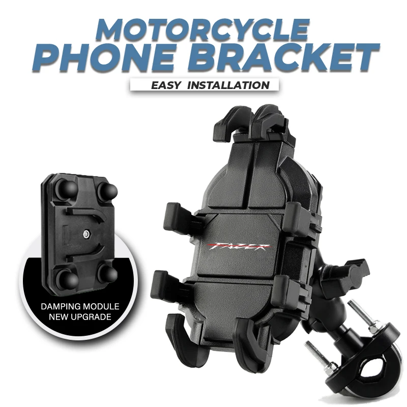 Motorcycle Mobile Phone Holder GPS Navigation Mount Bracket For Yamaha Fazer 250 8 FZ6 FZ8 FZ1 FZS600 Accessories Custom LOGO
