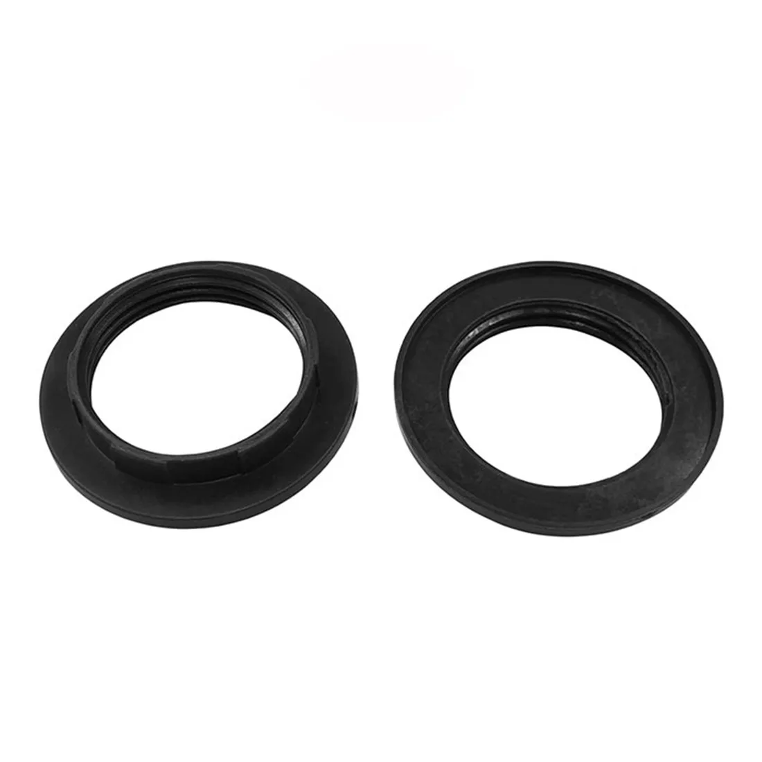 4/10/30/50pcs Pack Black White E26 E27 Light Socket Ring 40mm Lock Thread Shade Holder Lamp Shade Collar Rings for Glass Shade