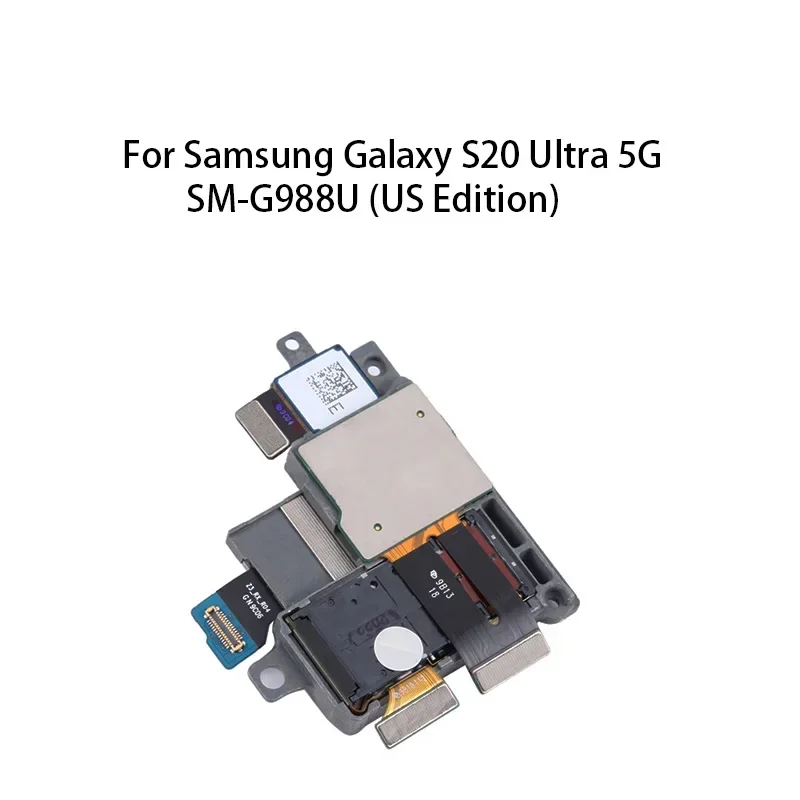 Cabo flexível do módulo da câmera traseira principal grande para Samsung Galaxy S20 ultra 5G SM-G988U (edição dos EUA)