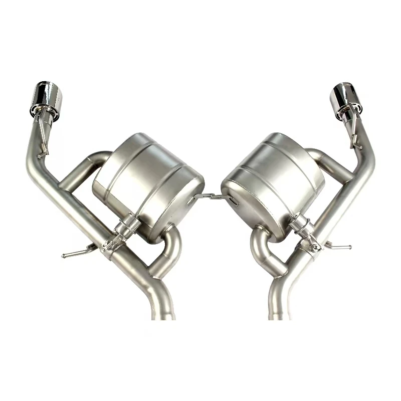 ODM Valvetronic Exhaust Pipe for Chevrolet Camaro SS304 Muffler Remote Control Valved Tuning Exhaust System