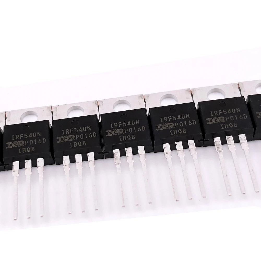 新しいオリジナル (10 個) IRF540NPBF IRF540N TO-220 100V/33A N チャネル MOSFET 在庫あり