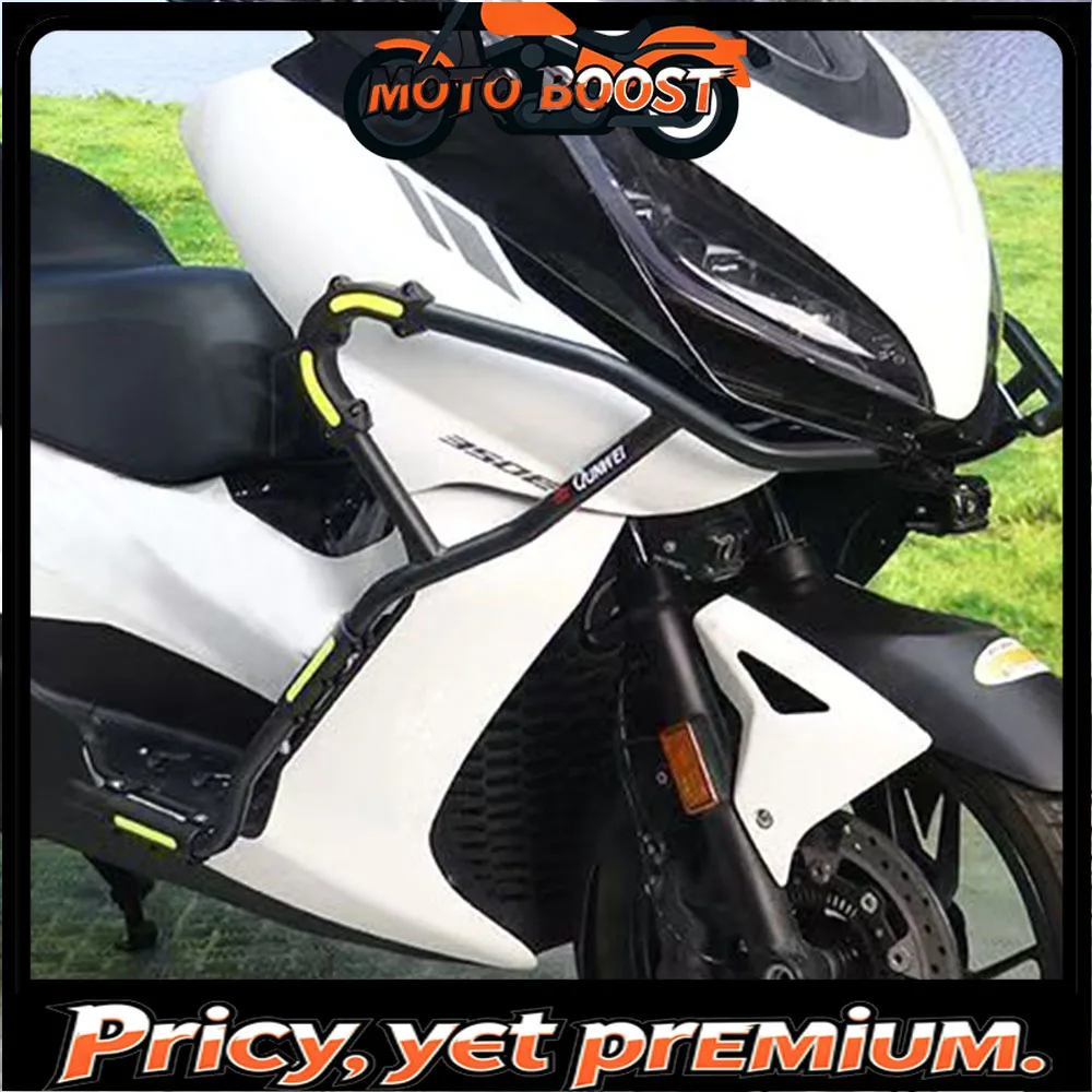 Motorcycle Conversion Accessories Engine Protective Bar Impact Protector for ZONTES 350E Carbon Steel Bumper Guards