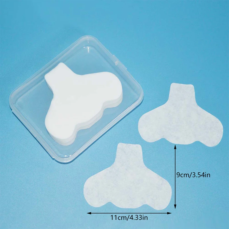 100/200pcs Disposable Nose Cotton Pads Diy Nose Mask Strips Skin Care Paper Sheet Cosmetic Cotton Blackhead Nose Sticker