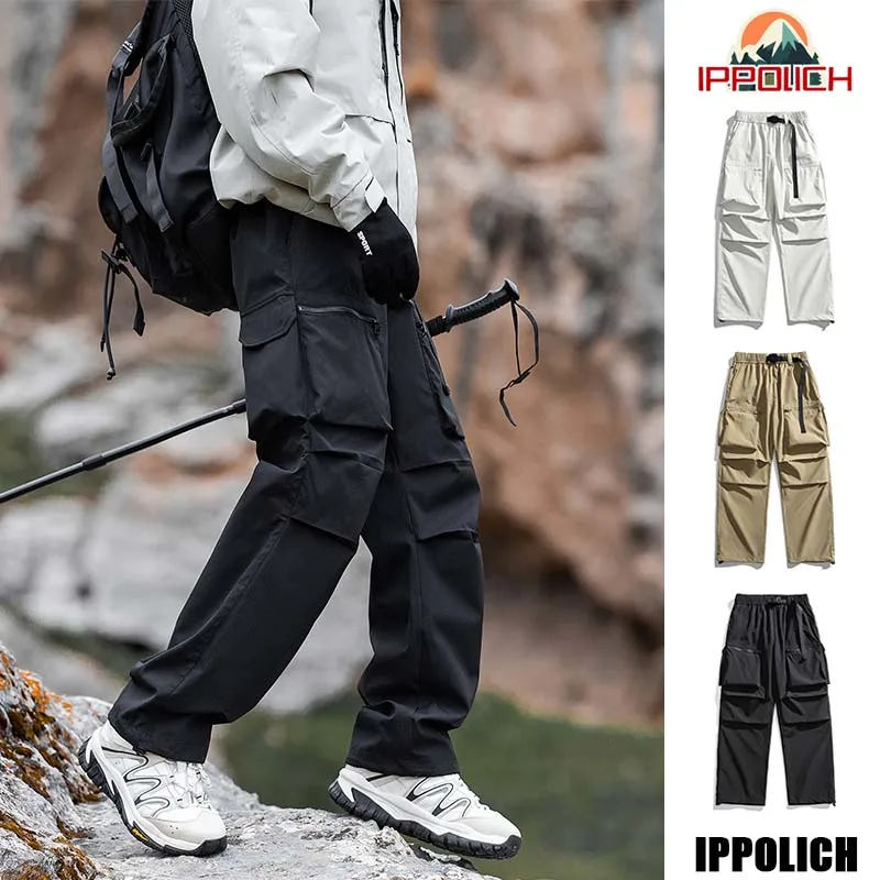 

Hiking Pants Men Antifouling Quick Drying Waterproof Multiple Pockets Fishing Camping Huntting Outdoor Jogging Trousers