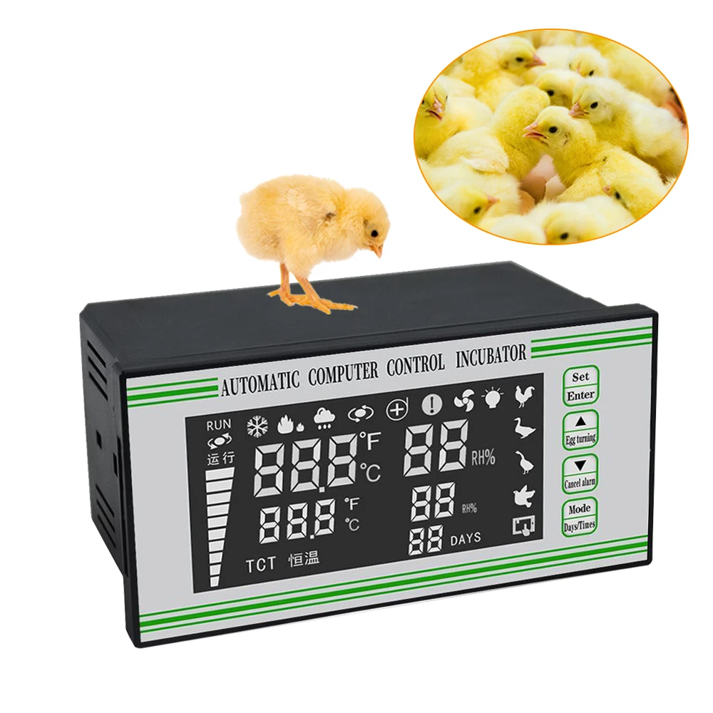 

Digital Egg Incubator Controller Automatic Humidity Sensor Thermostat XM-18S USA