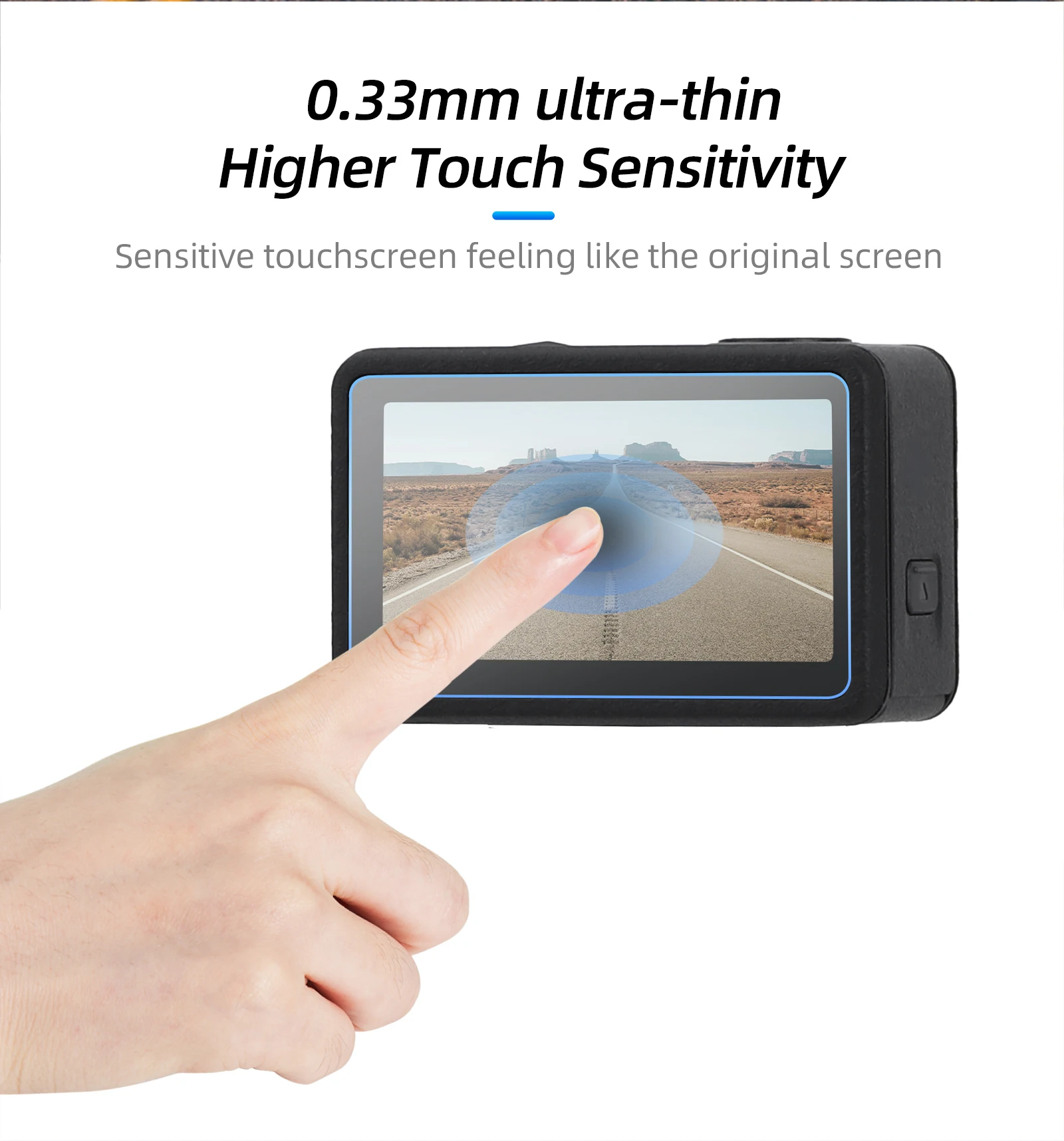 Screen Protector For DJI Osmo Action 5 Pro Ultra-Clear Tempered Glass Camera Lens 9H Screen Protector Film Accessories Set