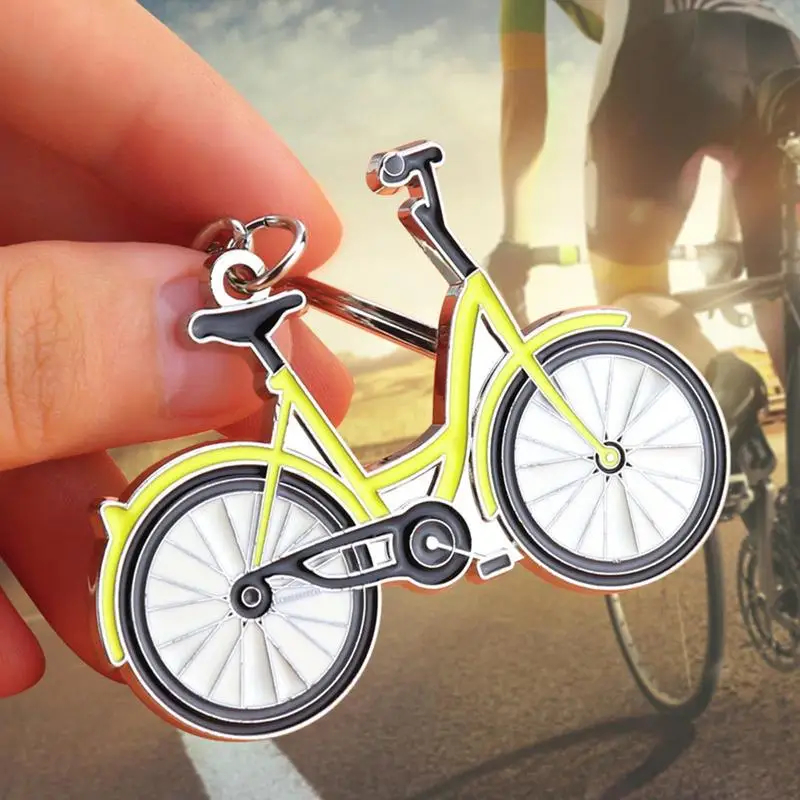 Bicycles Keychain Bikes Backpack Pendant Alloy Purse Charm Exquisite Bikes Charm Jewelry Bikes Ornament For Phones Luggage