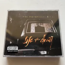 Rap The Notorious B I G Biggie Smalls Music CD Life After Death Album 2pcs Music Record Cosplay Walkman Car Soundtracks Box Gift