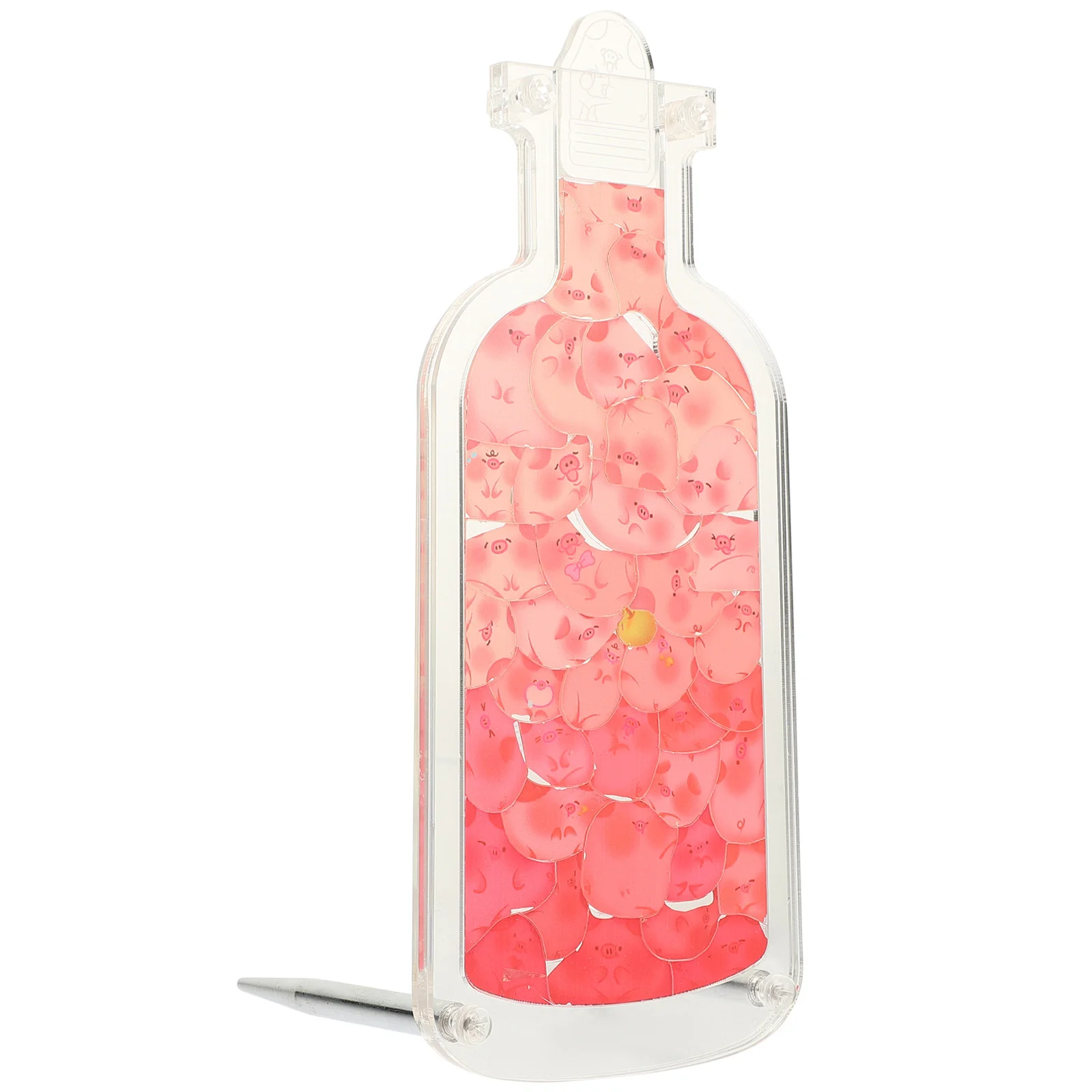 

Transparent Puzzle Acrylic Drift Bottle Adornment Craft Decor Cat Kids Decoration Desktop Home Living Room