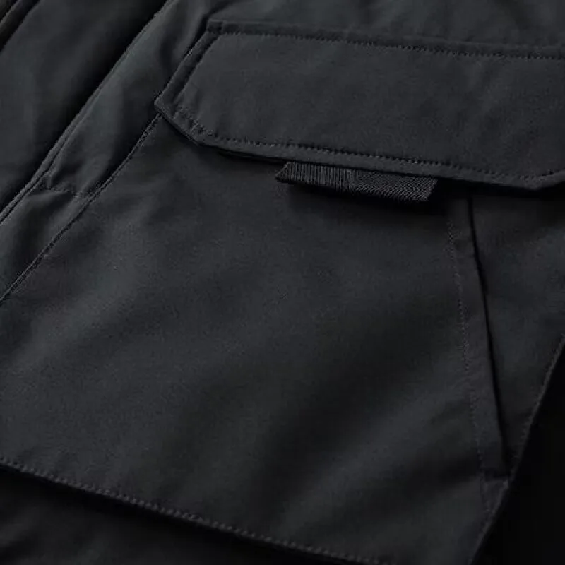 Nuevo abrigo de invierno para hombre, chaqueta acolchada de algodón con forro polar grueso con capucha, ropa de trabajo para montañismo al aire libre, ropa de abrigo deportiva cálida