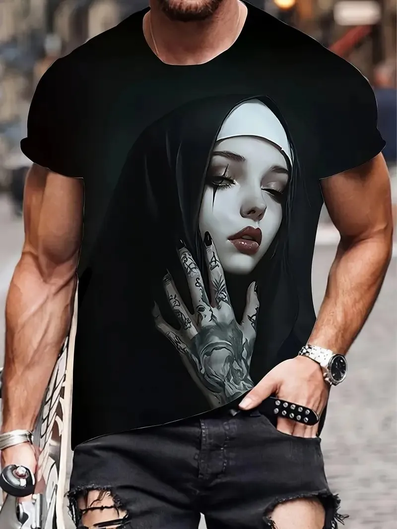 

Men'S & Women'S Casual 3D Anime Graphic T-Shirt Anime Design with Character Fashion Casual Harajuku Street Style Tops