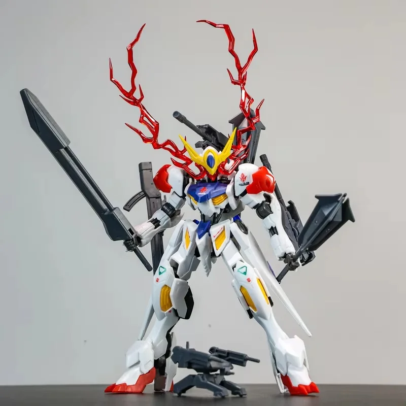 GK HG 1/144 Iron-Blooded Orphans Barbatos Lupus Actionfigur Mech Bausatz Desktop-Dekoration Puppe Jungen-Puzzle-Spielzeug Geschenk