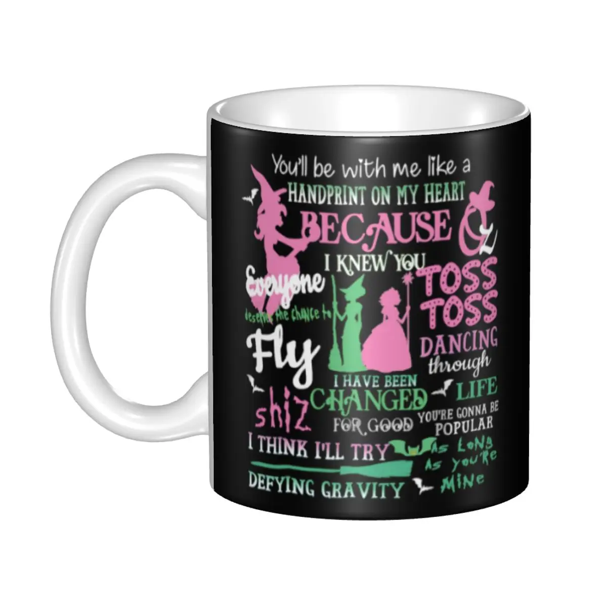 Custom Wickeds Musical Movie Coffee Mugs DIY Personalized Ceramic Mug Cup Creative Present