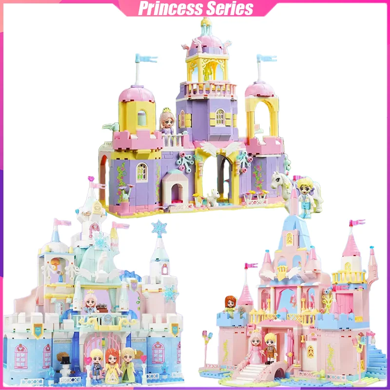 

Keeppley Princess Building Blocks Streetscape Castle Desktop Decoration Puzzle Assembling Model Toys Birthday Gifts for Girls