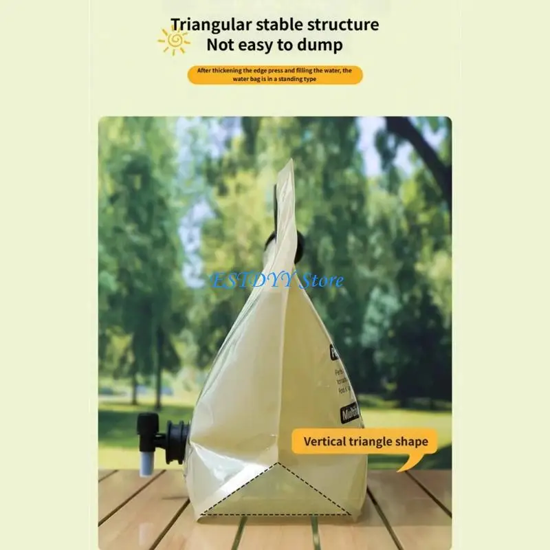 G6DE Big Capacity Portables Water Bag Emergencies Water Storage Fishing Water Holder