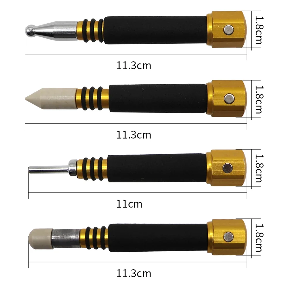 Herramienta de reparación de abolladuras de carrocería de coche sin pintura, bolígrafo de nivelación profesional para refrigerador de coche, Kit de