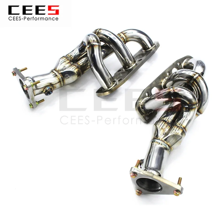 CEES Exhaust System For INFINITI G25 G37 2.5L 3.7L Headers Manifold Test Pipe No cat Downpipe Stainless Steel Car Accessories