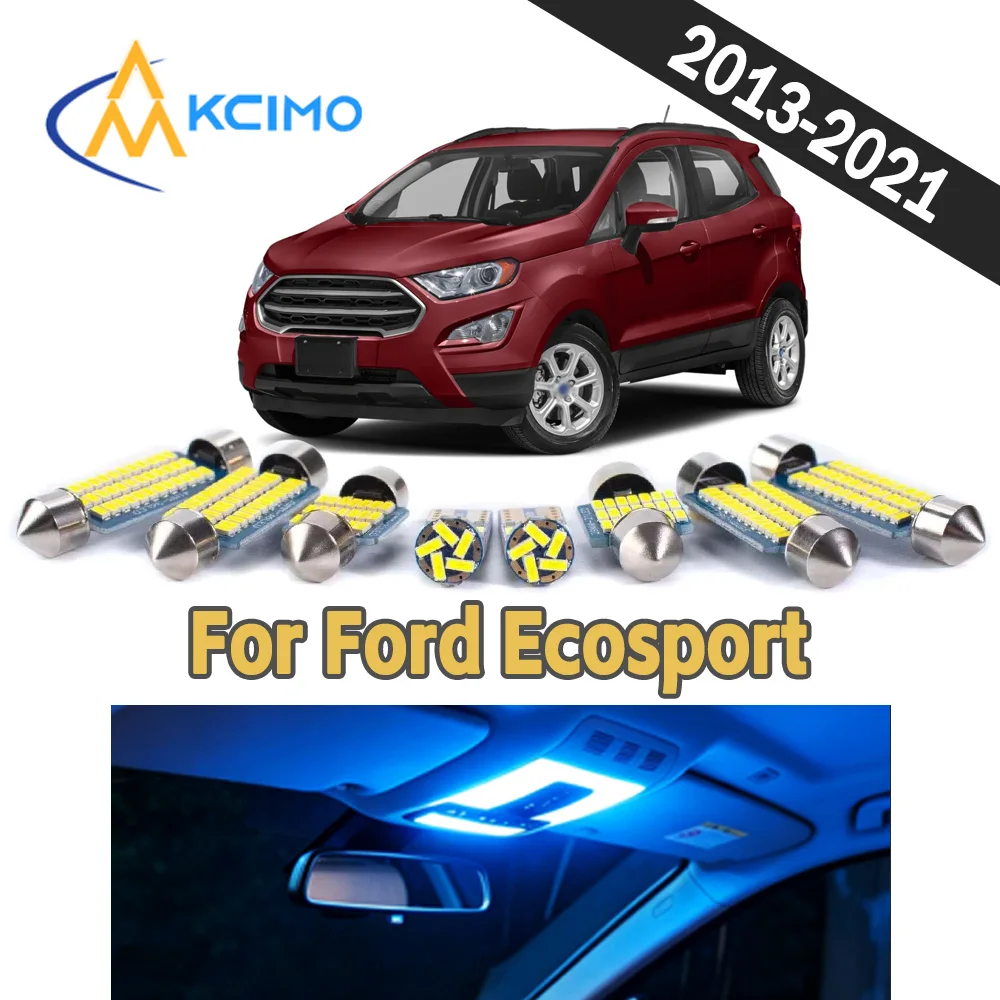 

Energy Efficient Car Interior LED Light Bulbs Anti Flicker CANBUS Indoor Door Reading Lights For Ford Ecosport 2013-2021