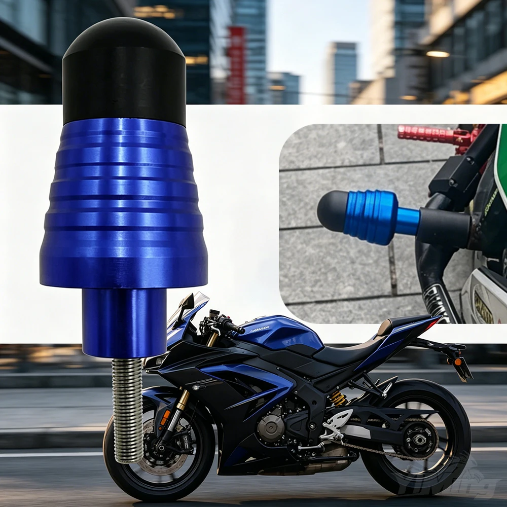 1PAIR 10mm Motorcycle Anti Falling Rod Scooter Motorbike Aluminum Engine Shatter Crash Frame Slider Protector Stick Crash Bar
