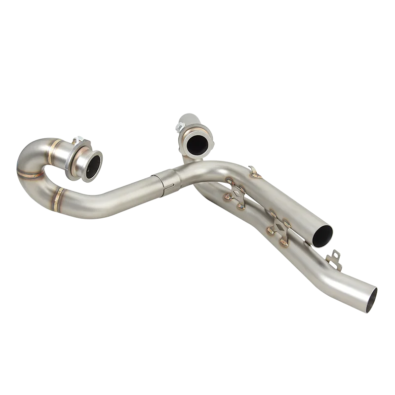 For Triumph Street Scrambler Gold Line Sandstorm Edition 900 Chrome Edition 2017- 2023 Motorcycle Exhaust Escape Front Link Pipe