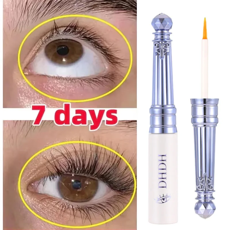 Suero de Crecimiento Rápido para Pestañas, 7 Días, Potenciador Natural de Pestañas, Pestañas Más Largas, Voluminosas y Rizadas, Tratamiento para Pestañas, Productos para el Cuidado de los Ojos, Maquillaje
