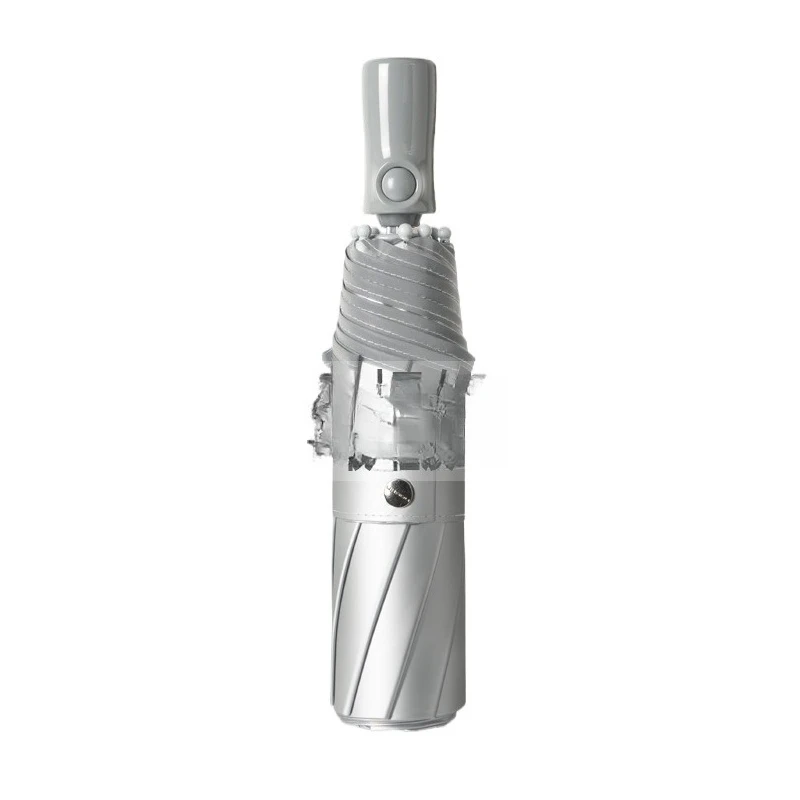 

Automatic umbrella weather and rain parasol female small titanium silver anti-ultraviolet folding umbrella