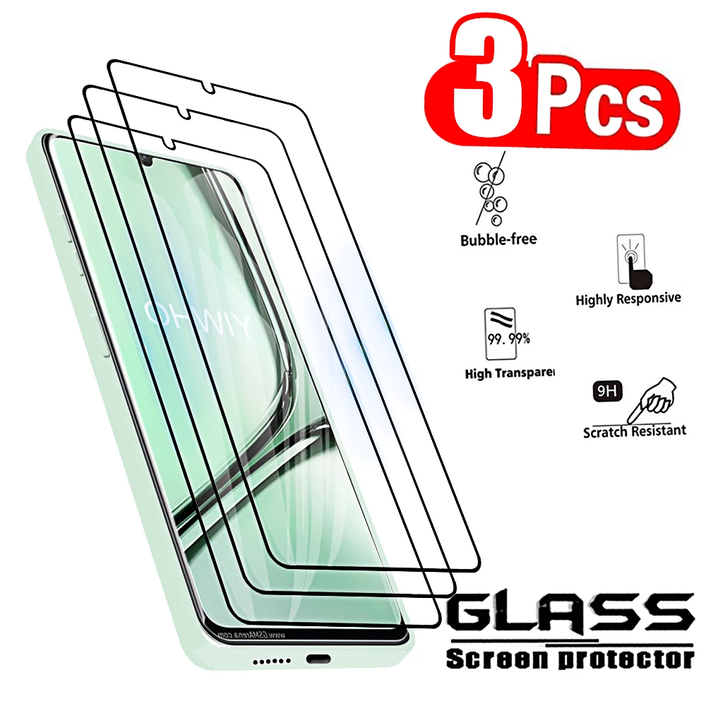 3pcs Protective Glass for Oppo realme note 60 60x 50 Screen Protectors Tempered Glass Phone Front HD Film note60 60 x note50