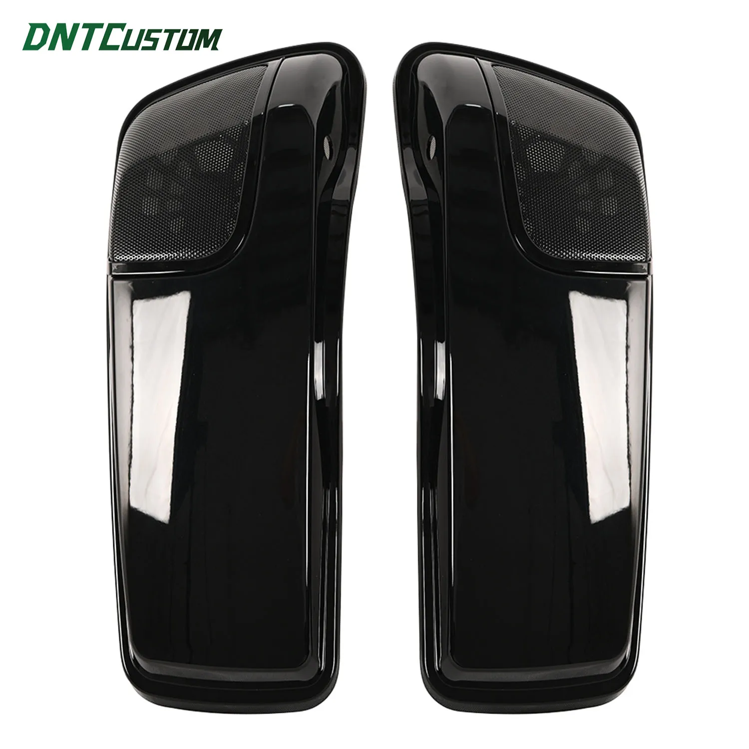 DNTCUSTOM CVO Style 5x7 Speaker Saddlebag Lids Motorcycle Parts Gloss Black Replacement Covers for Harley Touring 2014‑2023 - view 4