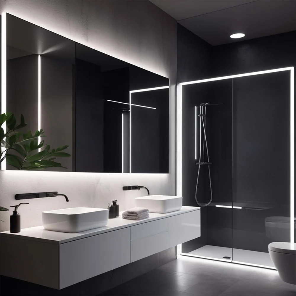 1pc White \ Warm LED Strip Light, Cuttable, USB Power Supply, 5V, For Bedroom, Study Room Decorative Ambient Lighting