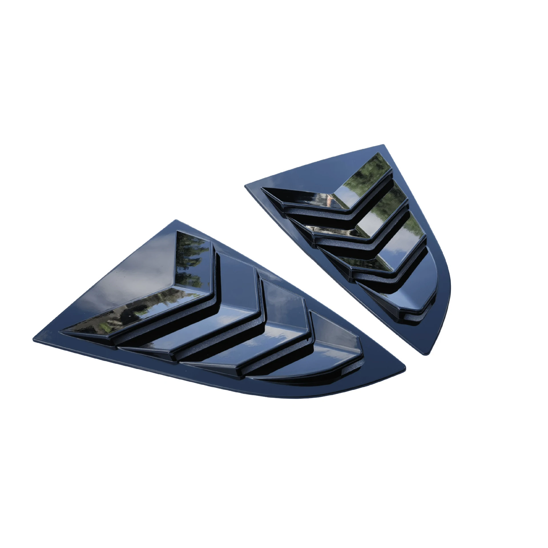 Car Rear Window Shutter Cover Trim For Toyota GR86 Subaru BRZ 2022 2023 2024 2025 2026 Glossy black/Carbon Fiber look
