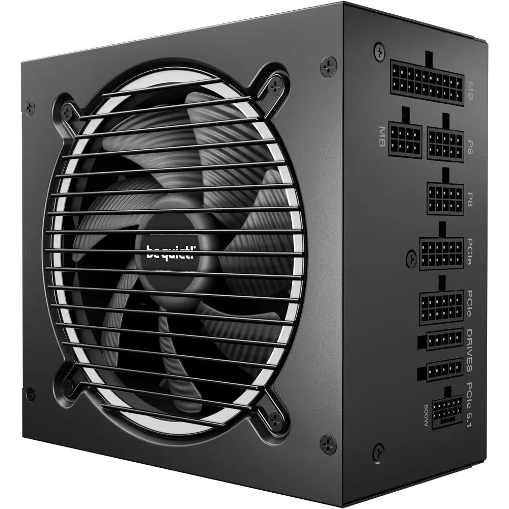 High Performance 850W ATX 3.1 Power Supply 80 Plus Gold Certified PCIe 5.1 GPU Support Semi Passive 120mm Fan LLC Single