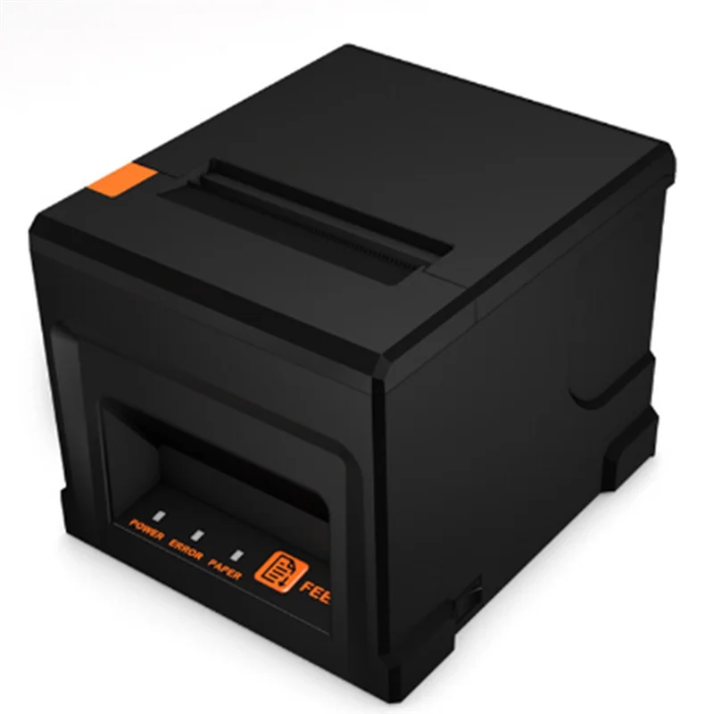 HZ-8360 80Mm Thermal Receipt Printer With Automatic Cutter USB LAN Bluetooth Connectivity For Restaurant Kitchen POS Systems