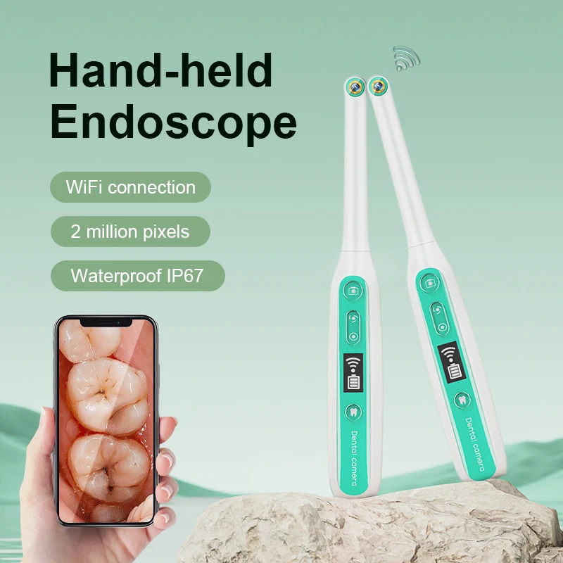 Inskam T401 Android IOS APP Digital Microscope Mini Inspection Endoscope Wifi Intra Oral Scanner 1080P HD Dental Intraoral Camer