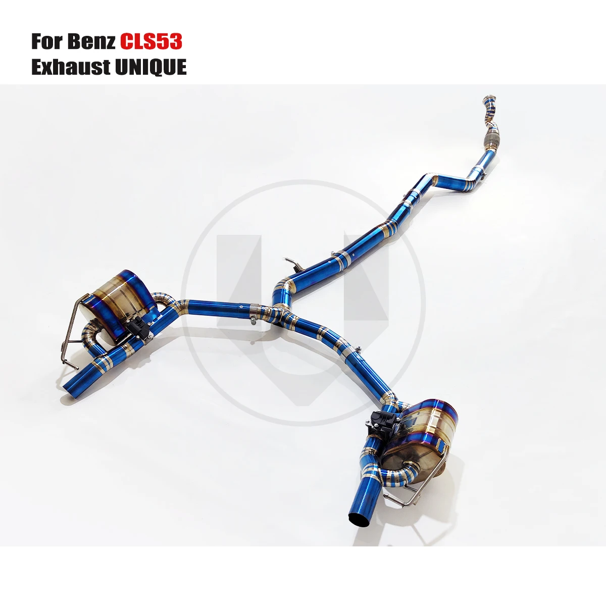 UNIQUE Designs BENZ CLS53 TC4 titanium sports Valved  Exhaust System