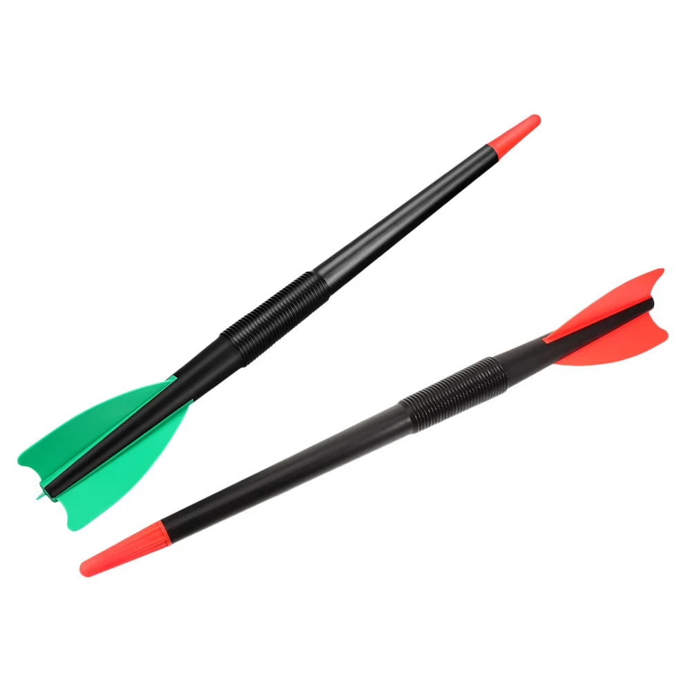 Javelin d'entraînement en plastique souple pour enfants, 2 pièces, léger et Durable, équipement de pratique de lancer, entraînement sur piste en plein air