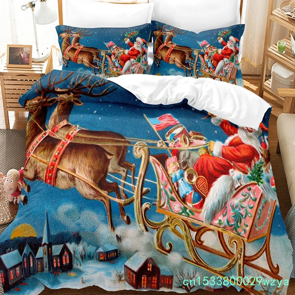 Flying Elk Bedding Set Duvet Cover Set 3d Bedding Digital Printing Bed Linen Queen Size Bedding Set Fashion Design