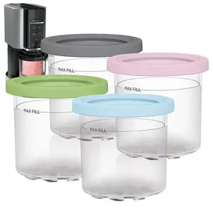 NINJA- CREAMI NINJA-NC300s Series Storage Jar com tampas de vedação, Ice Cream Maker substituições, copos para Ice Cream 8 principais vendas ninja cozinha - №6