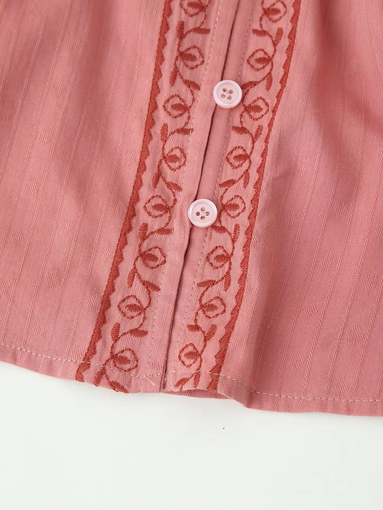 2025 Holiday Style Autumn Women's Shirt Blouse Lace-up Ruffled V-neck Long-sleeved Boho Embroidered Shirt Loose Casual Beach Top