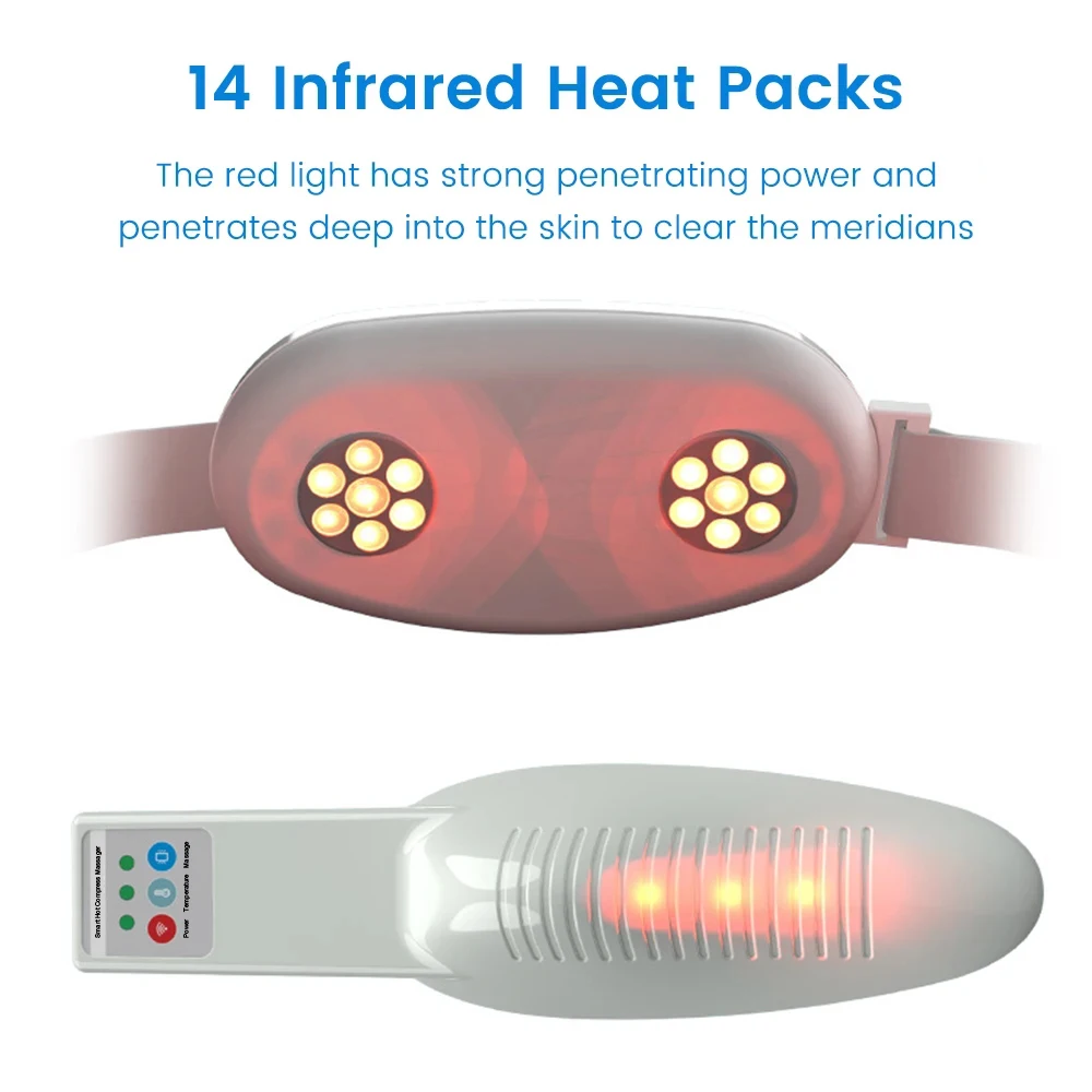 Male Prostate Rehabilitation Red Light Infrared Therapy Device Prostatic Hyperplasia Hot Compress Massager