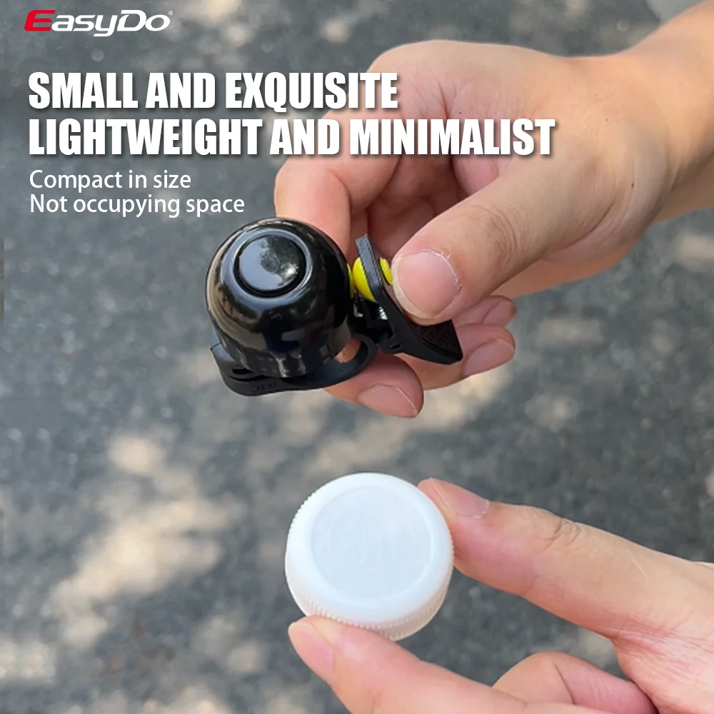Easydo Alloy Bicycle Bell Adult Child Bike Horn Clear Loud Sound Anti-slip Wrench Rust-Free MTB Road