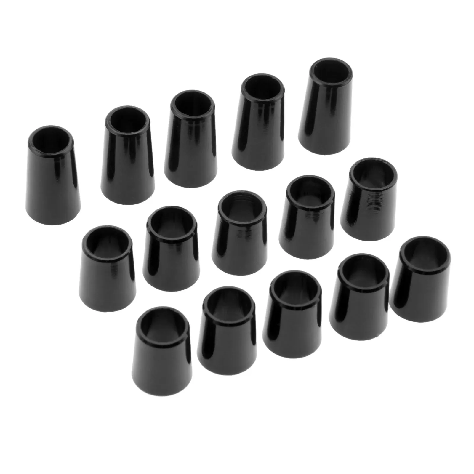 20 Pcs Black Golf Ferrules For Tip 0.335 and 0.370 Inch Irons Shaft Golf Accessorie Golf Club Sleeve Ferrule Tip 0.335 0.370