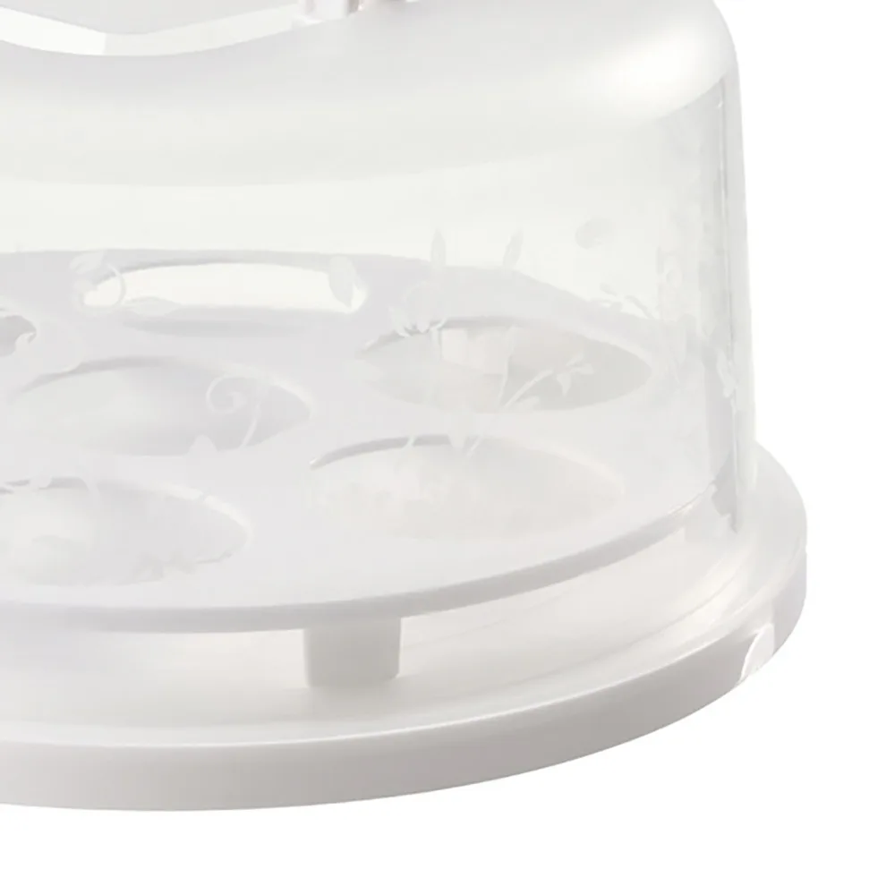 Transparent Lid Cake Carrier Spill Proof Locking Clips Cheesecake Container Reusable Design Airtight Box Cake Holder Birthday